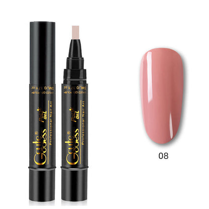 Eén-stapslijm drie-in-één nagellak gelpen