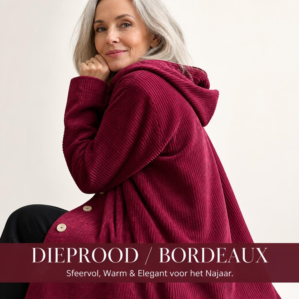 🧥 Geniet van de Herfst: Heerlijk Warme & Stijlvolle Corduroy Jas met Capuchon 🍂