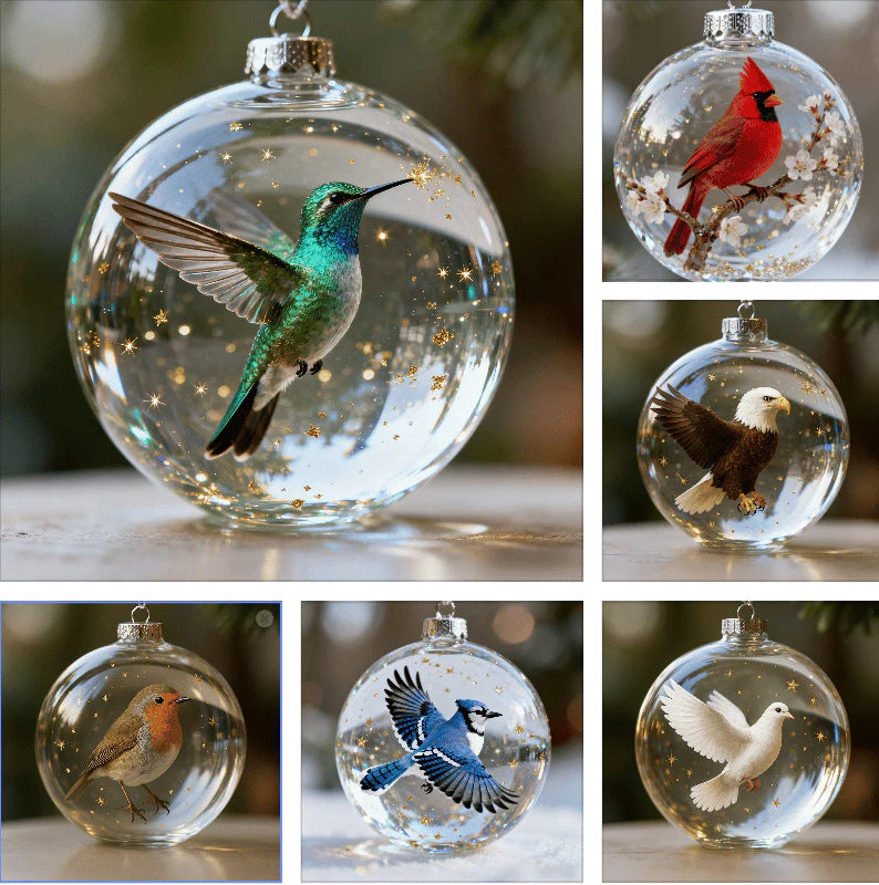 🔥🔥Laatste dag 49% korting - 2026 Wildlife Wonders CollectionTM Kristallen glasornament