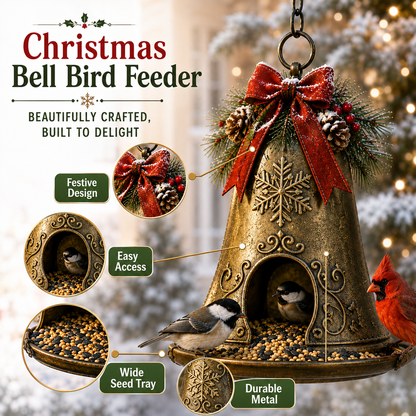 🎄 Christmas Bird Feeder Collection™ – Feestelijke hangende voederbakken voor wilde vogels
