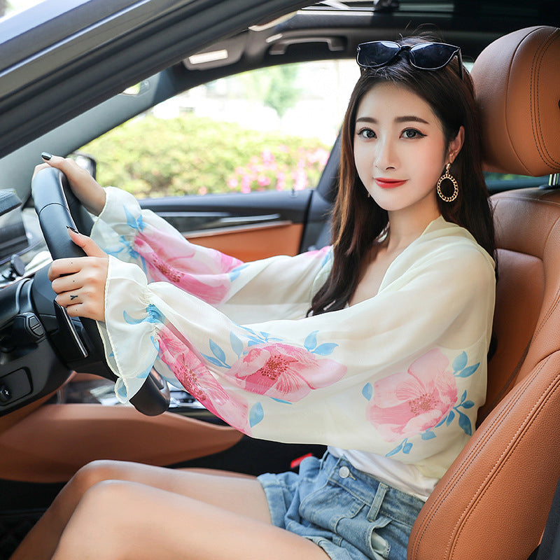 Zomer Chiffon Zon Bescherming Sjaal (2 stuks)