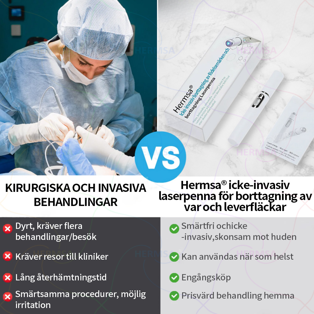 Hermsa® Niet-invasieve Laserpen - Geboortevlek en wratten verwijderen(🔥Laatse dag 80% ALE)