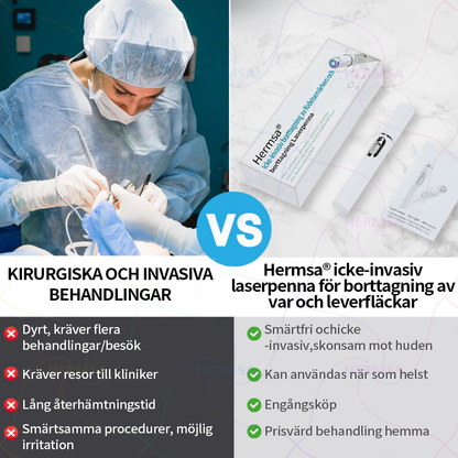 Hermsa® Niet-invasieve Laserpen - Geboortevlek en wratten verwijderen(🔥Laatse dag 80% ALE)