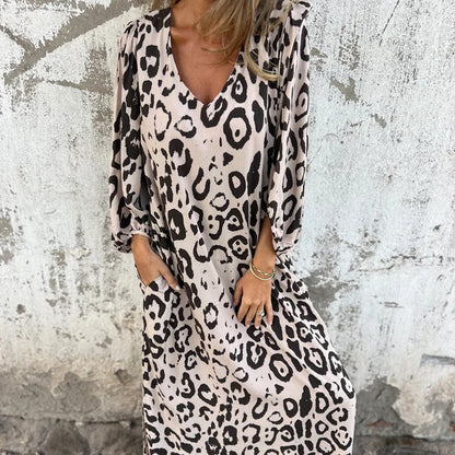 🥰Beperkte tijd aanbieding 48% KORTING🎁Luipaardprint jurk