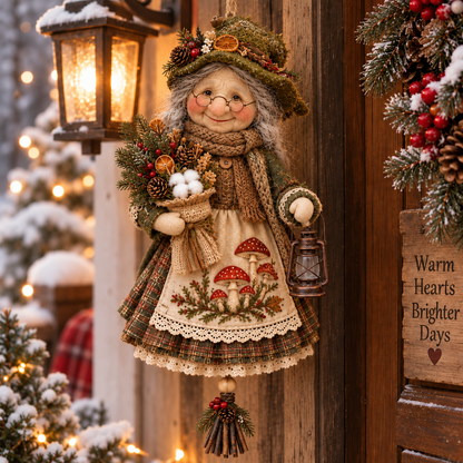 🍀👵 Handgemaakte ‘Good Luck Granny’ — Charmante hanger voor geluk en voorspoed