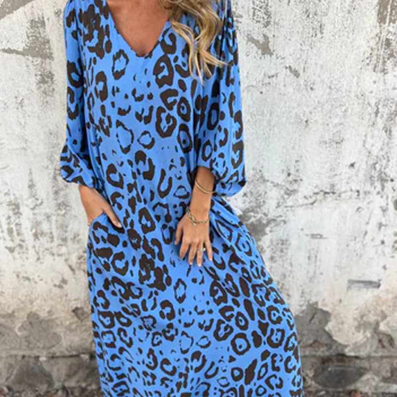 🥰Beperkte tijd aanbieding 48% KORTING🎁Luipaardprint jurk