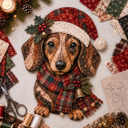 🔥LAATSTE DAG 49% KORTING - 🎅DIY-decoratieset met kerstpatchworkstof – Prachtige resultaten, geen ervaring nodig