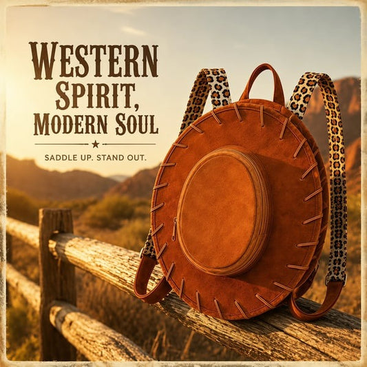 🔥🤠Rugzak in de stijl van een western-cowgirlhoed👜