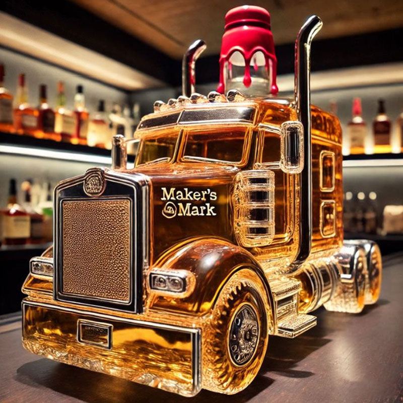 🥃Creatief gevormde whiskyfles