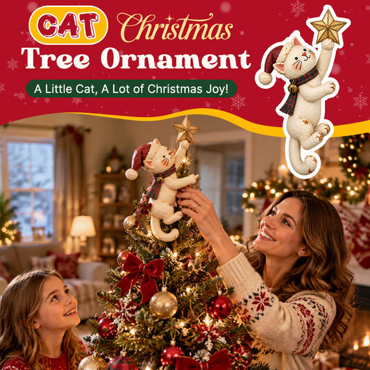 🐱 Cat Christmas Tree Ornament — Tired Of Generic Plain Christmas Decor!
