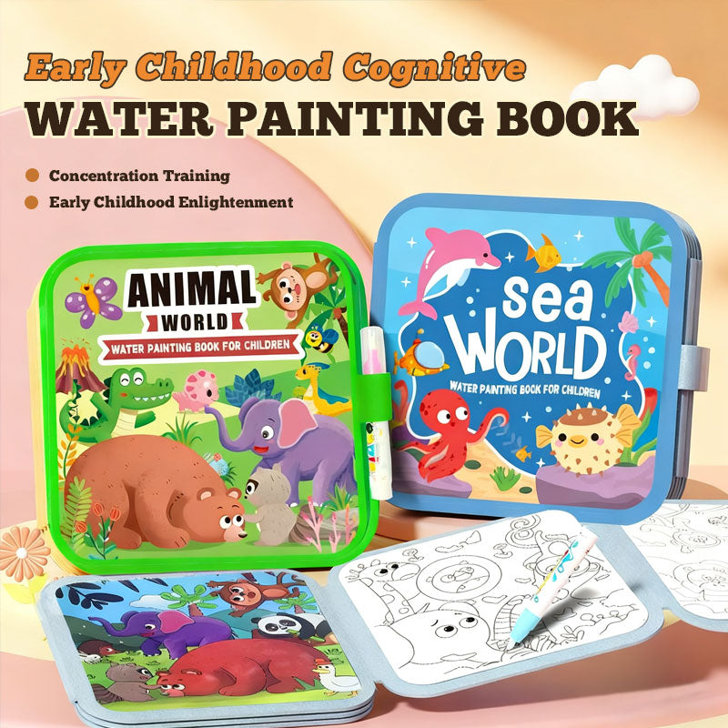 🌈 Watertekenboek voor kinderen: rustig boek 🌈