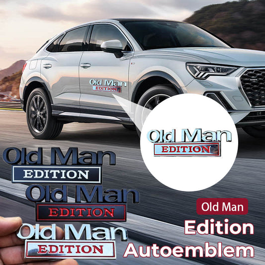 🚗 Old Man Edition auto embleem