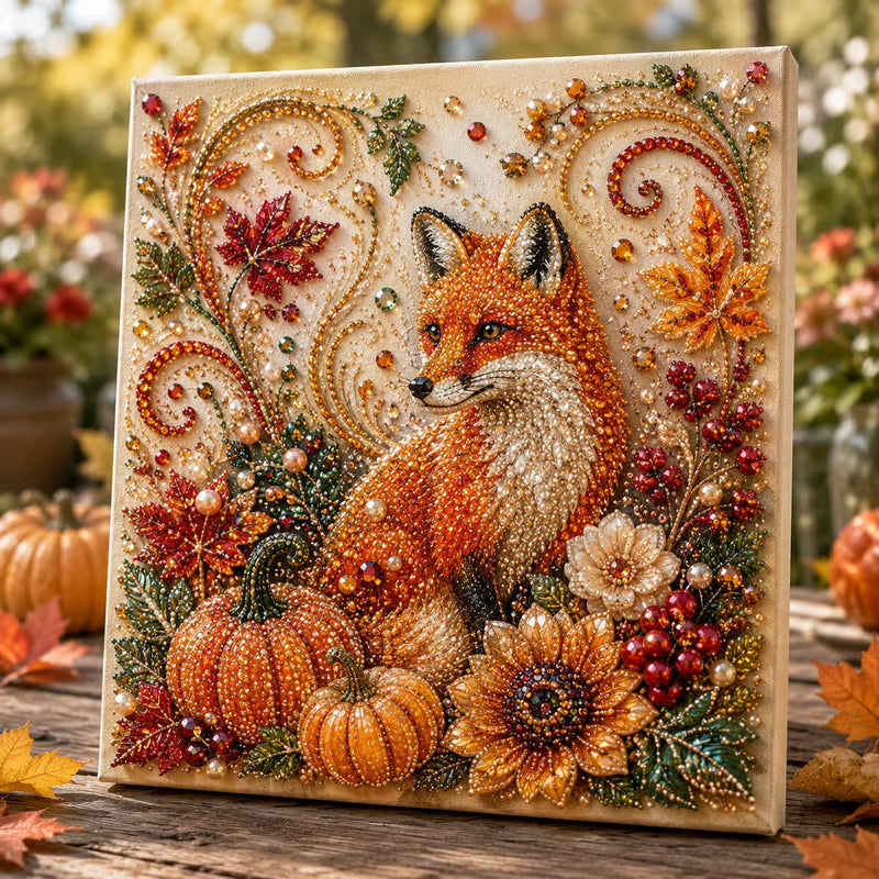 🍂💎 Herfstparelschilderpakket – Ontspannend doe-het-zelfproject om sprankelende herfstkunstwerken te maken 🖌️