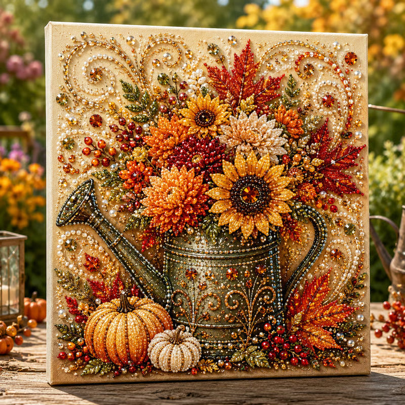 🍂💎 Herfstparelschilderpakket – Ontspannend doe-het-zelfproject om sprankelende herfstkunstwerken te maken 🖌️