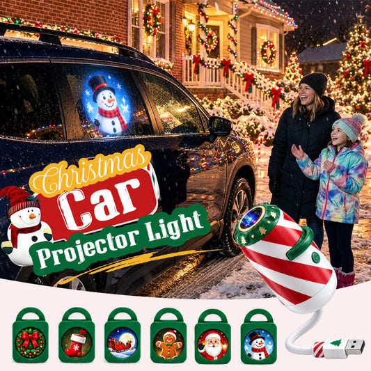 Merry Ride Kerst-autoprojectorlampje