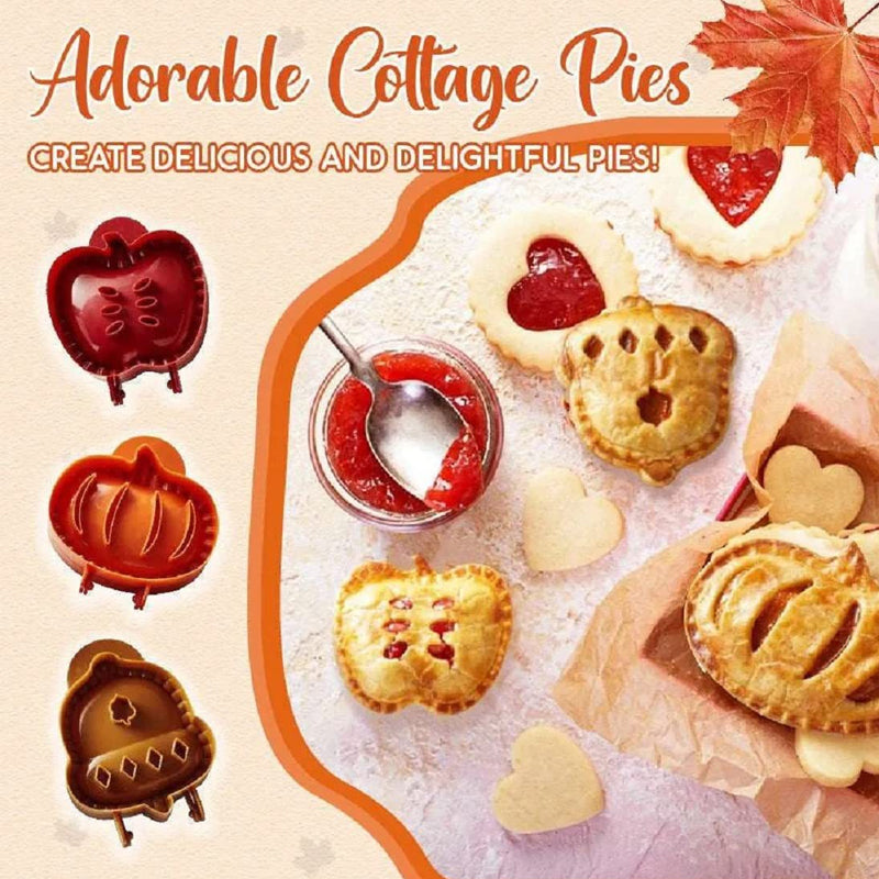 🥧 Gezellige Harvest Hand Pie Molds - Bak de magie van het seizoen