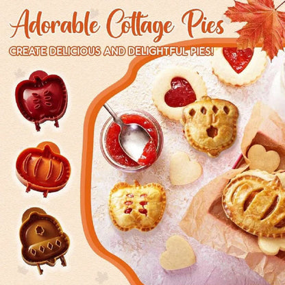 🥧 Gezellige Harvest Hand Pie Molds - Bak de magie van het seizoen