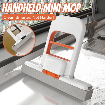 🧼 Handheld Mini Mop - Maak slimmer schoon, niet harder! 🧼