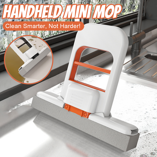 🧼 Handheld Mini Mop - Maak slimmer schoon, niet harder! 🧼