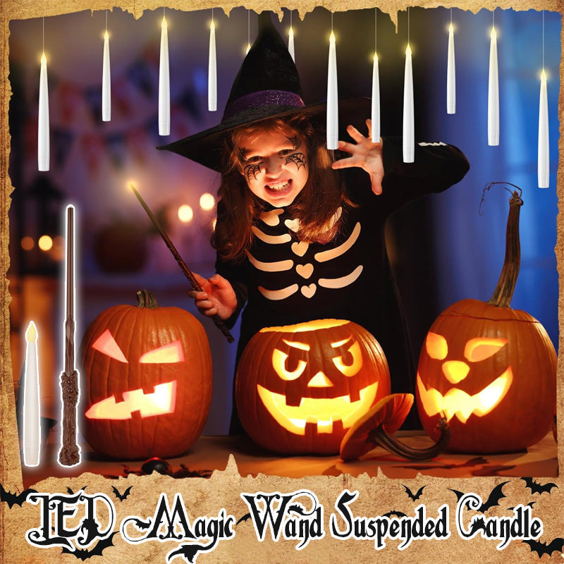 "LED Toverstaf met Zwevende Kaars – Magisch zwevend licht!"