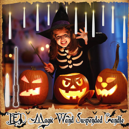 "LED Toverstaf met Zwevende Kaars – Magisch zwevend licht!"