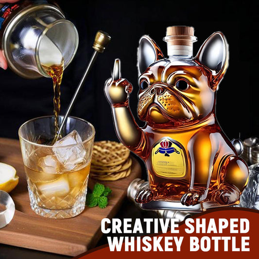 🥃Creatief gevormde whiskyfles