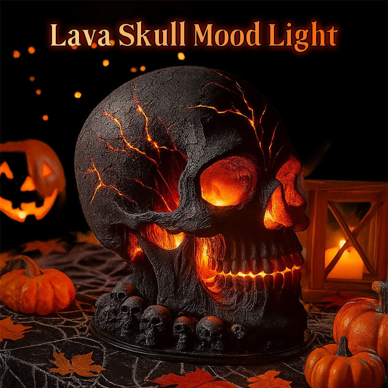 Lava Schedel Tafel Lamp💀