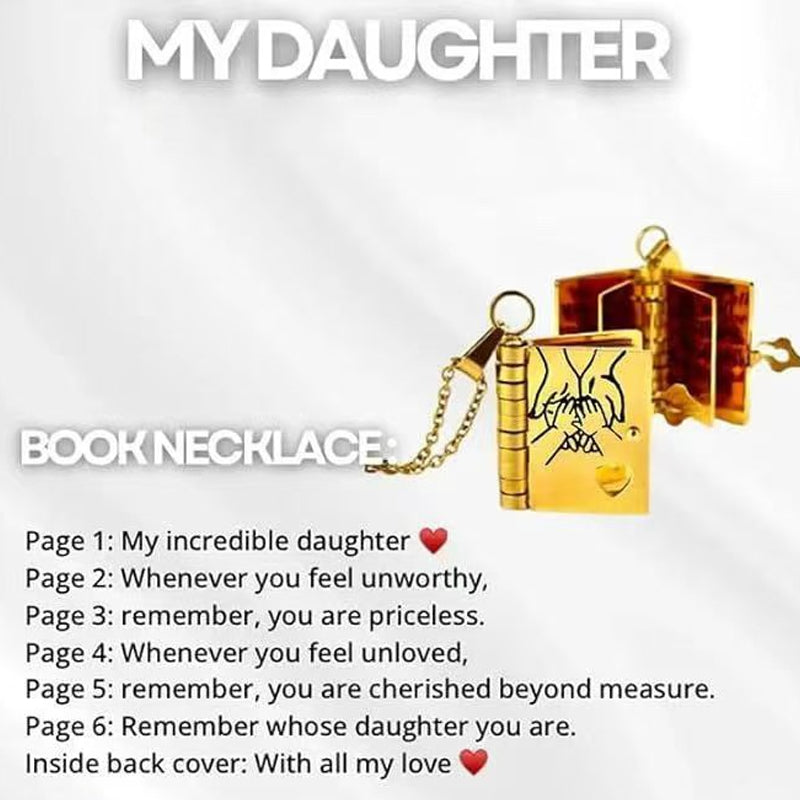 Cadeau voor mijn dochter - "My Incredible Daughter" boek ketting