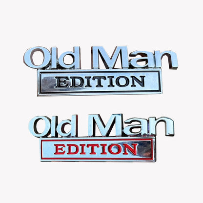🚗 Old Man Edition auto embleem