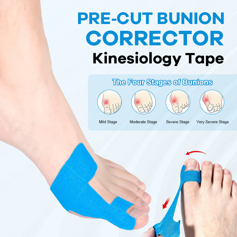 Voorgesneden kinesiologietape voor hallux valgu