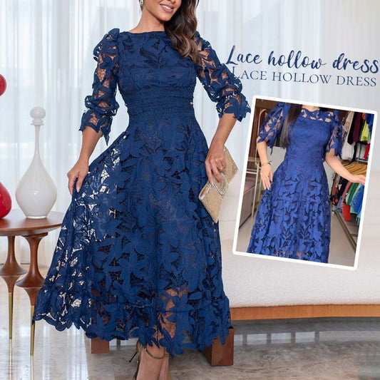 ✨Tijdelijke aanbieding 45% KORTING🎁Kanten Holle Jurk