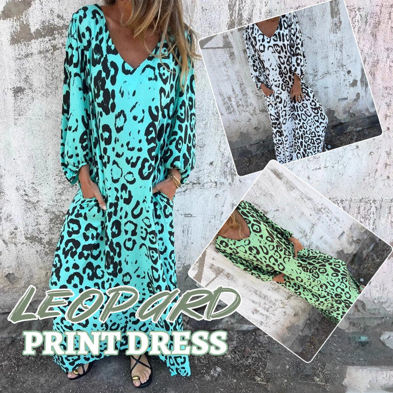 🥰Beperkte tijd aanbieding 48% KORTING🎁Luipaardprint jurk