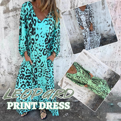 🥰Beperkte tijd aanbieding 48% KORTING🎁Luipaardprint jurk