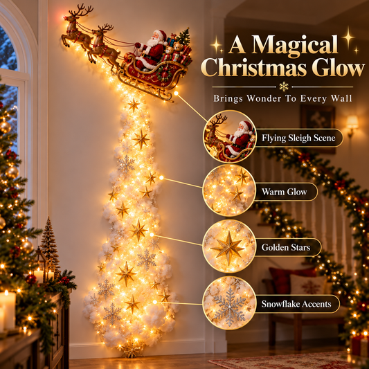 ✨Christmas Magic Trail-wandlamp – Een vleugje kerstmagie, rechtstreeks op je muur✨