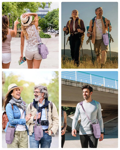 Verstelbare schoudertas met thermosbekerhouder voor 40 oz