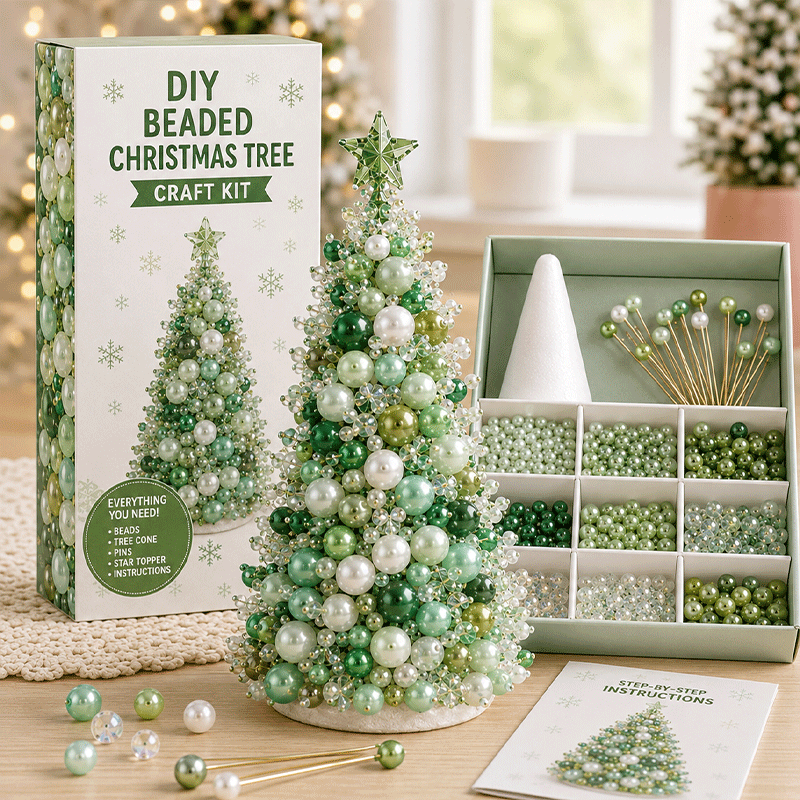 🔥49% korting – laatste dag – 3 kopen, 1 gratis🎄 Dromerige DIY-set voor een kerstboom met kralen (📦Bij aankoop van 2 stuks gratis verzending)