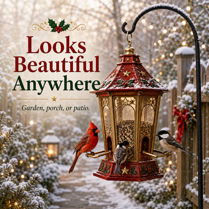 🎄 Christmas Bird Feeder Collection™ – Feestelijke hangende voederbakken voor wilde vogels