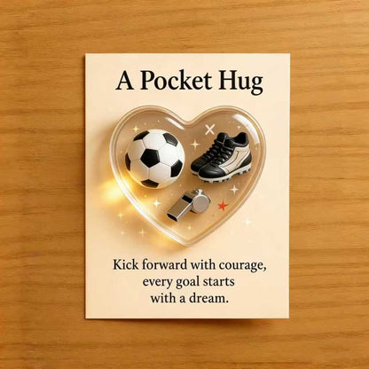 Pocket Hug met sportthem
