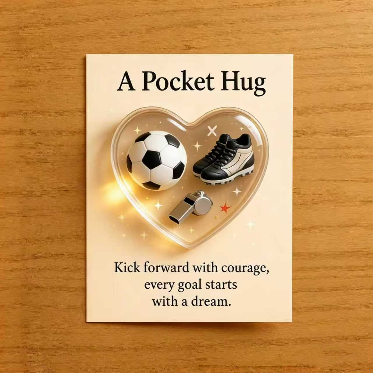 Pocket Hug met sportthem