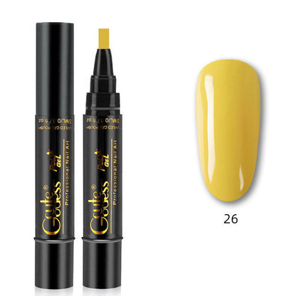 Eén-stapslijm drie-in-één nagellak gelpen