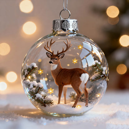 🔥🔥Laatste dag 49% korting - 2026 Wildlife Wonders CollectionTM Kristallen glasornament