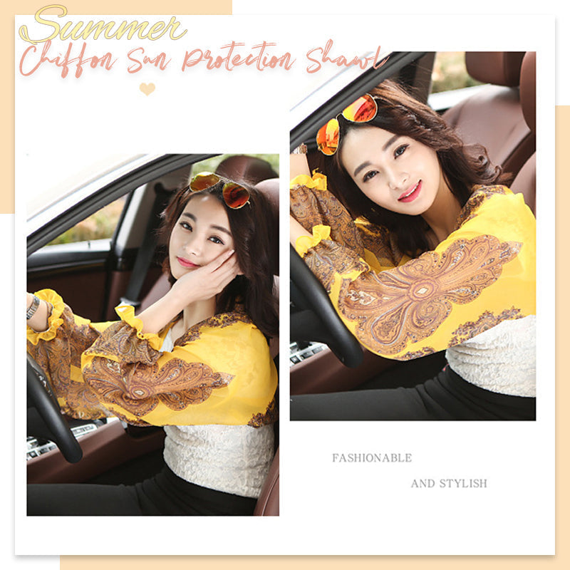 Zomer Chiffon Zon Bescherming Sjaal (2 stuks)