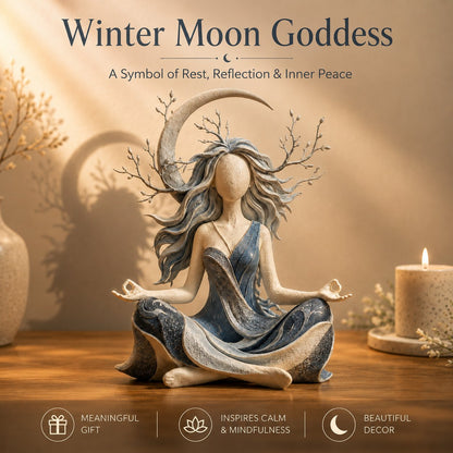 🧘 Rustgevend meditatiesculptuur | Sereen woonaccessoir