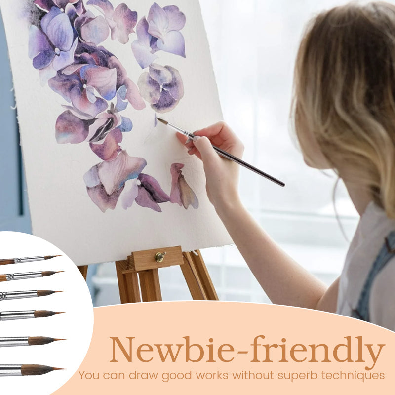 Fuumuui Professionele Nertsenborstel met Verlengde Punt