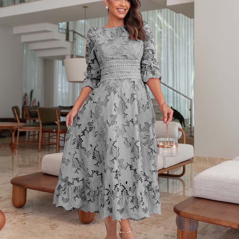 ✨Tijdelijke aanbieding 45% KORTING🎁Kanten Holle Jurk