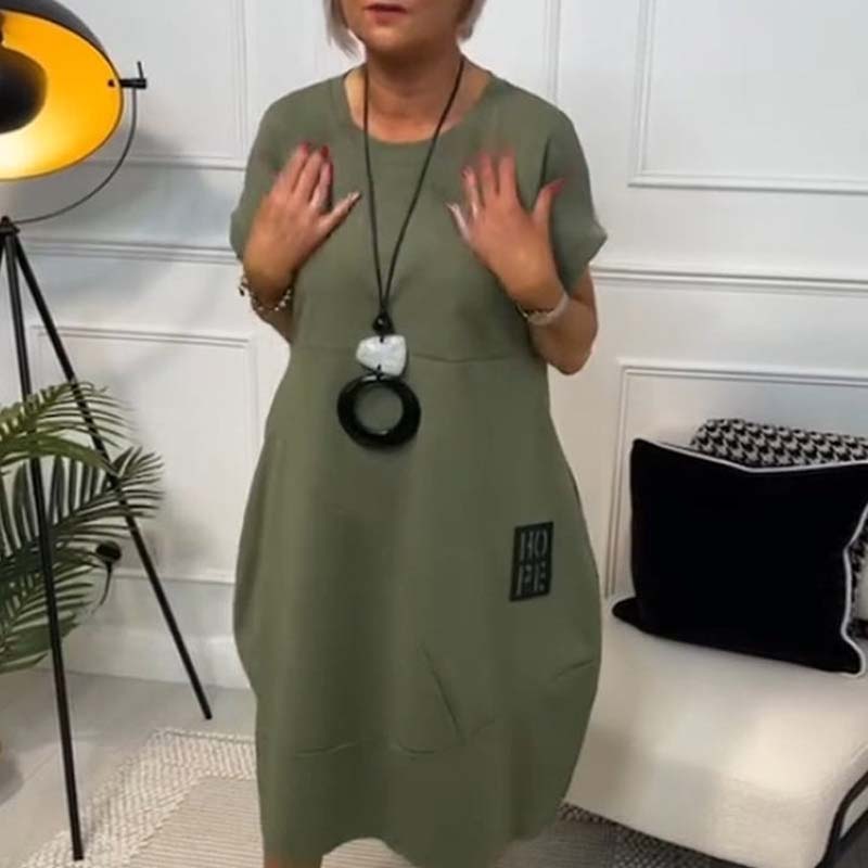 🌟 Stijlvolle Comfortjurk met Print