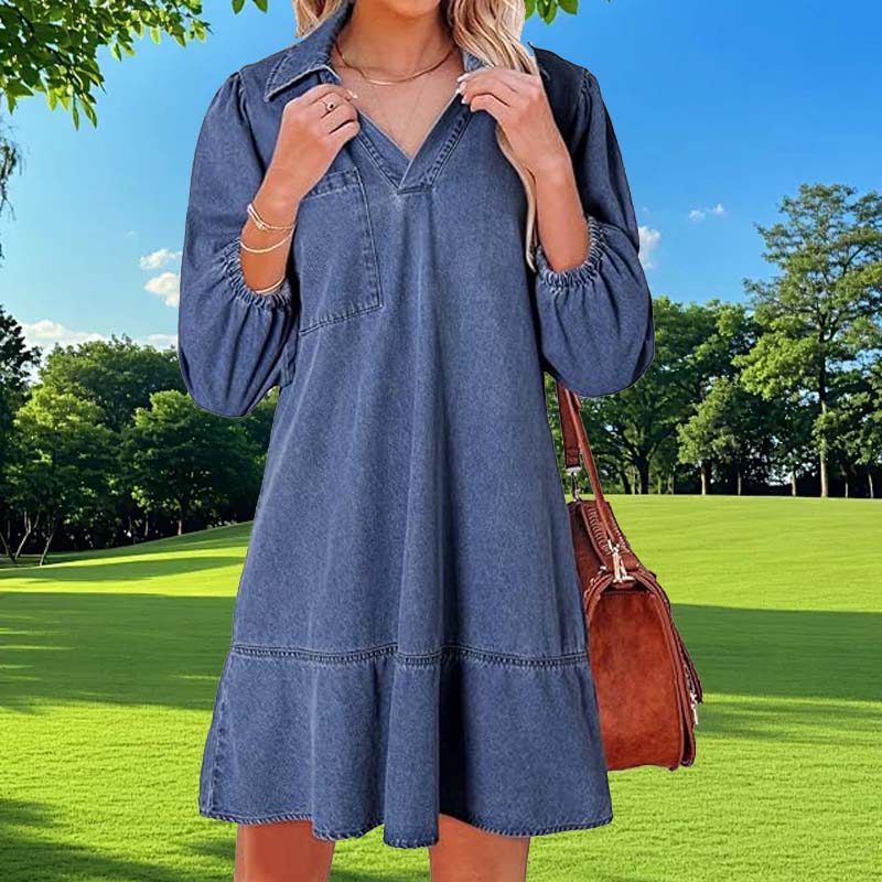 🌟Tijdelijke aanbieding 49% KORTING🎁Spijkerjurk