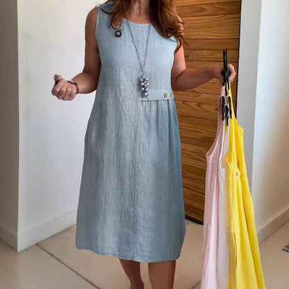 🌟Korting op nieuw product 49% KORTING🎁Jurk Met Knoopzakken