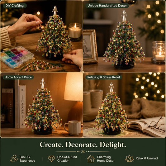 Doe-het-zelf-pakket voor een kerstboom met kralen