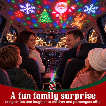 Merry Ride Kerst-autoprojectorlampje
